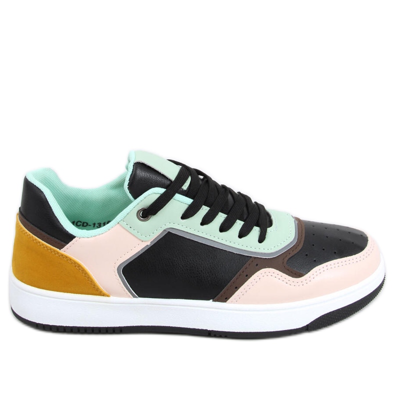 Adidași Izzie NEGRI / ROZ de damă negru multicolor