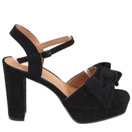 Sandale pe platforma Adella Black negru Sandale pe platforma Adella Black negru