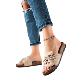 Seastar Papuci casual confortabili bej Seastar Papuci casual confortabili bej
