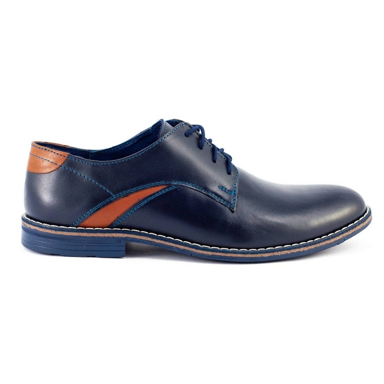 Lukas Pantofi bărbați eleganți 253LU bleumarin albastru marin