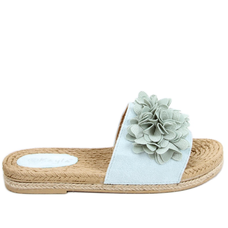 Papuci Floral fiesta Primrose Green verde