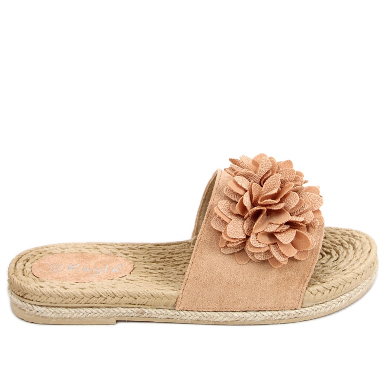Papuci Floral fiesta Primrose Camel bej