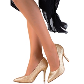 Small Swan Ace de aur strălucitor