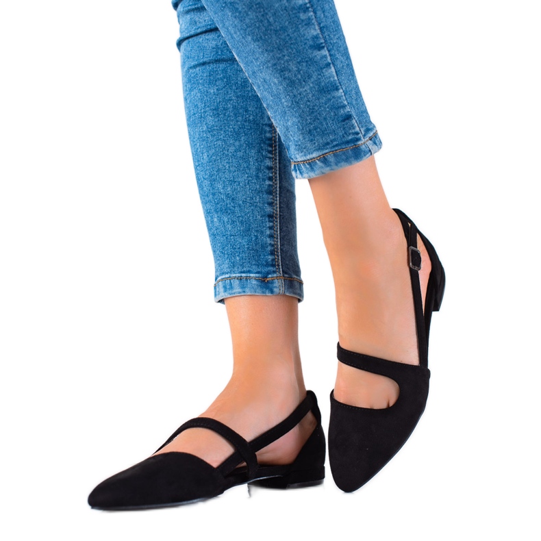 T.Sokolski Balerini Negri Cu Decupat negru