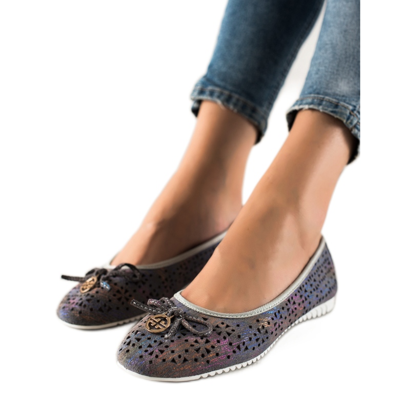 T.Sokolski Balerina din piele colorată multicolor T.Sokolski Balerina din piele colorată multicolor