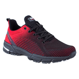 DK Pantofi de sport negru roșu DK Pantofi de sport negru roșu