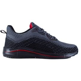 DK Pantofi sport pentru bărbați negru gri DK Pantofi sport pentru bărbați negru gri