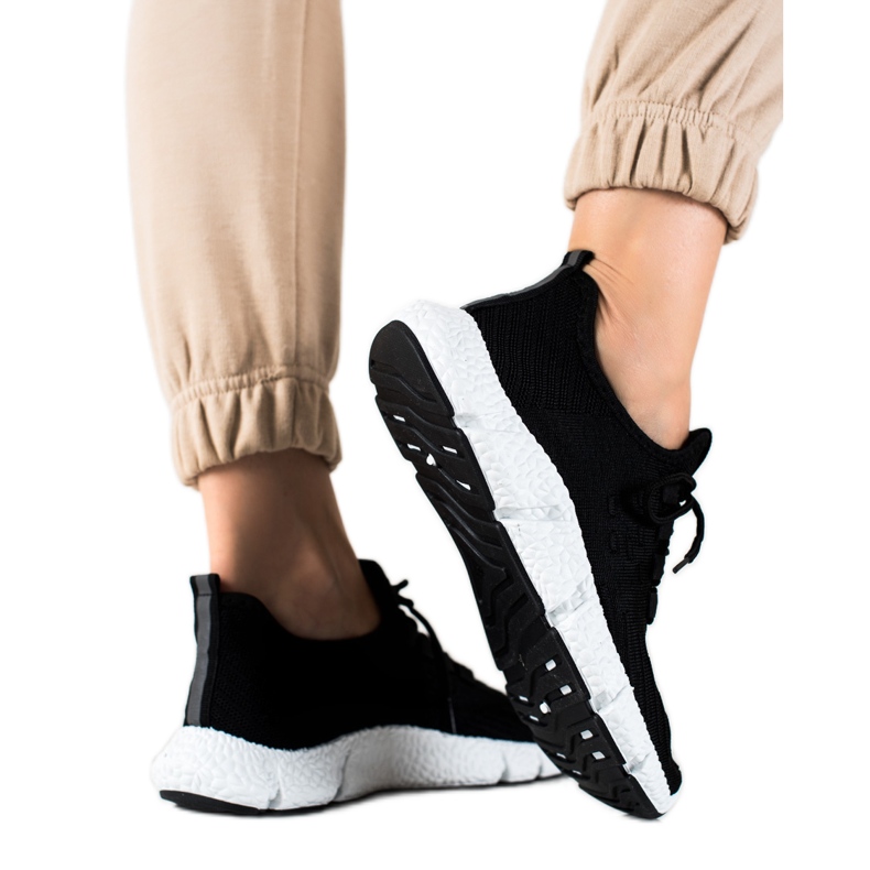 SHELOVET Adidași sport negri negru