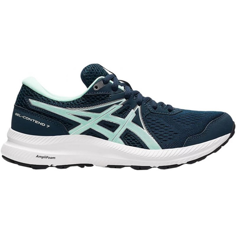 Pantofi de alergare Asics Gel Contend 7 W 1012A911 407 albastru marin verde