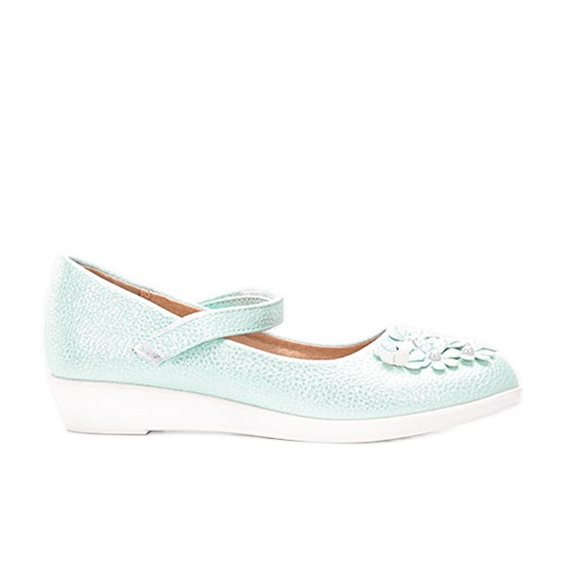 BM Balerini verzi strălucitori pentru copii Alaja verde