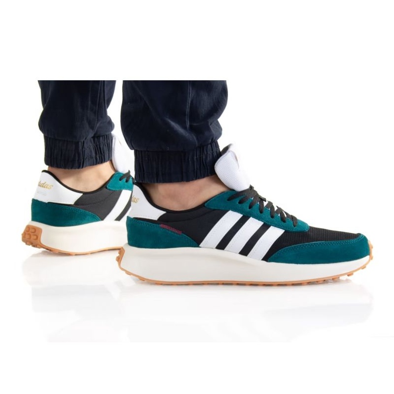 Pantofi Adidas Run 70S M GY3887 alb negru verde