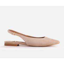 Marco Shoes Sandale bej din piele intoarsa naturala Marco Shoes Sandale bej din piele intoarsa naturala