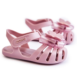 Sandale Copii Cu Velcro Parfumate ZAXY JJ385034 Mov deschis ['violet'] violet