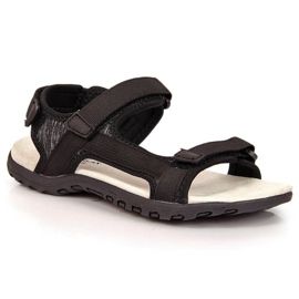 Sandale sport negre cu velcro La Clubul American negru