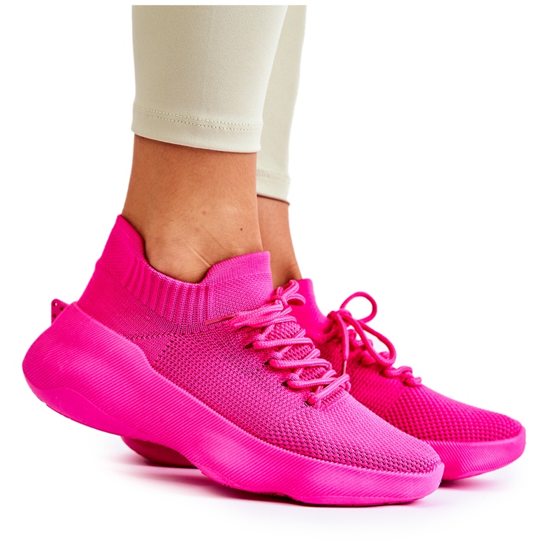 PS1 Pantofi sport slip-on Dalmiro fucsia damă roz PS1 Pantofi sport slip-on Dalmiro fucsia damă roz