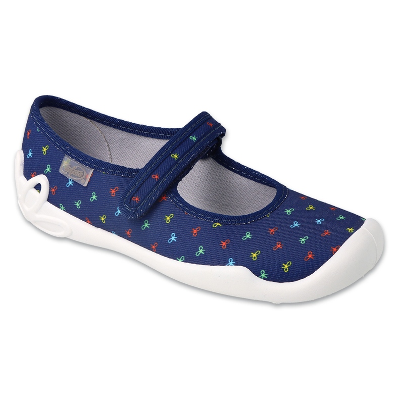 Papuci pentru copii Befado cu Velcro 114Y490 Blue Navy albastru Papuci pentru copii Befado cu Velcro 114Y490 Blue Navy albastru