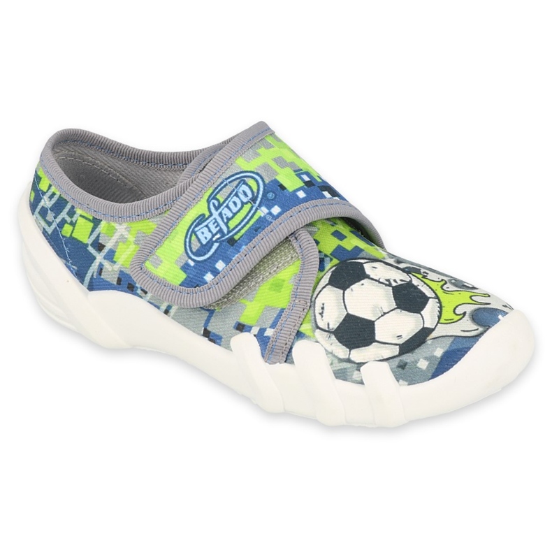 Pantofi copii Befado 273Y334 gri multicolor verde