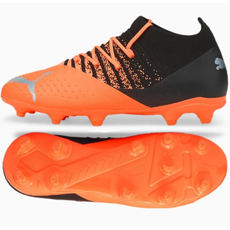 Ghete de fotbal Puma Future Z 3.3 FG / AG Jr 106773 01 portocale portocale si rosii