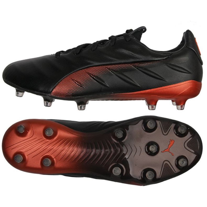 Pantofi de fotbal Puma King Platinum 21 FG / AG M 106478 04 negru negru