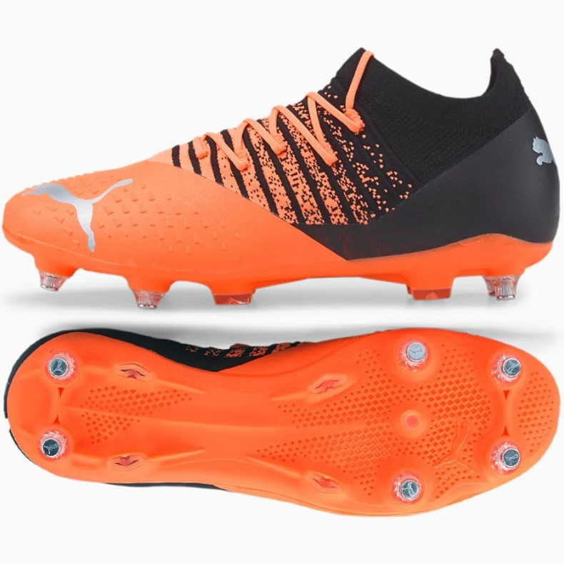 Ghete de fotbal Puma Future Z 3.3 MxSG M 106760 01 portocale portocale si rosii Ghete de fotbal Puma Future Z 3.3 MxSG M 106760 01 portocale portocale si rosii