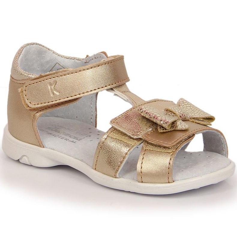 Sandale cu velcro Kornecki Jr KOR6309 aurii de aur Sandale cu velcro Kornecki Jr KOR6309 aurii de aur