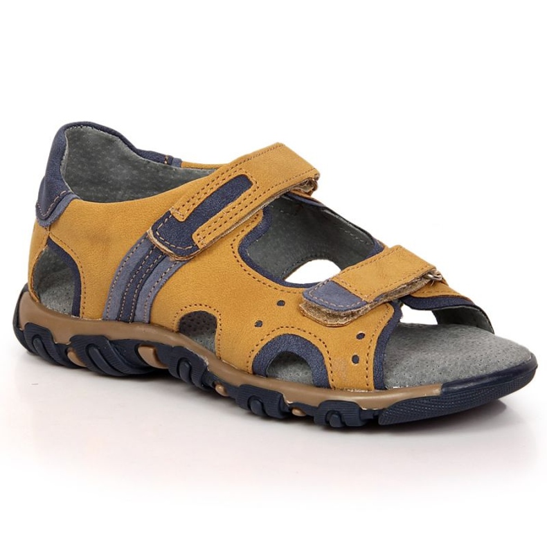Sandale cu velcro Kornecki Jr KOR6188A camel maro Sandale cu velcro Kornecki Jr KOR6188A camel maro