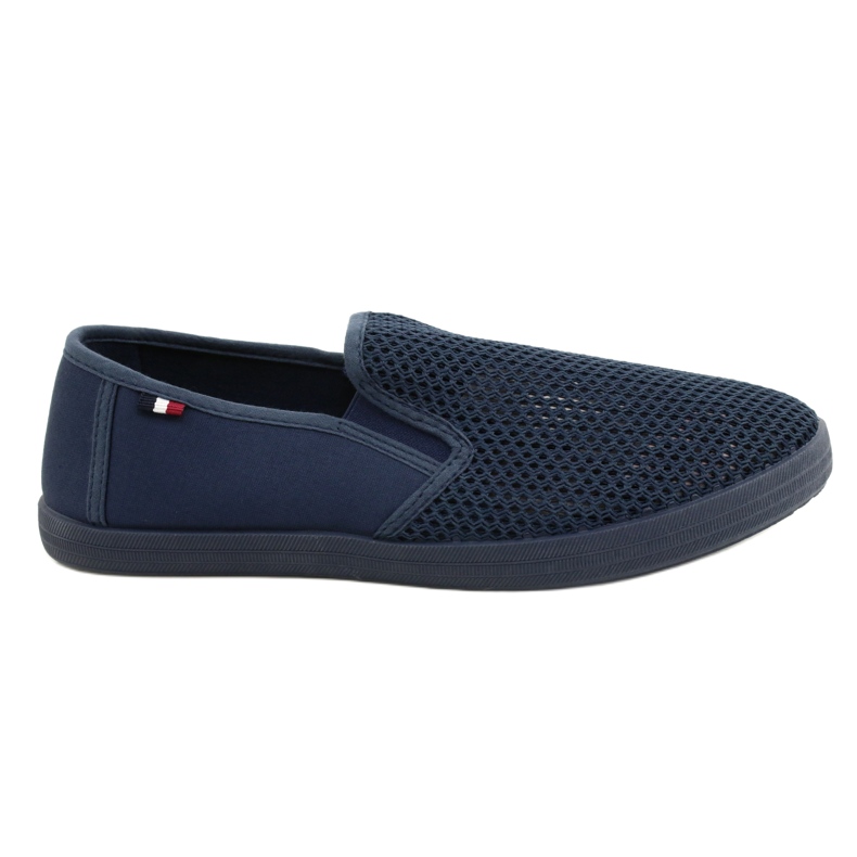 Pantofi slip-on ajurat pentru bărbați Atletico WY18922 albastru Pantofi slip-on ajurat pentru bărbați Atletico WY18922 albastru