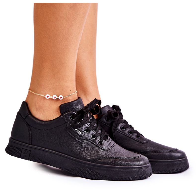 Pantofi sport negri clasici Garcia de damă negru Pantofi sport negri clasici Garcia de damă negru