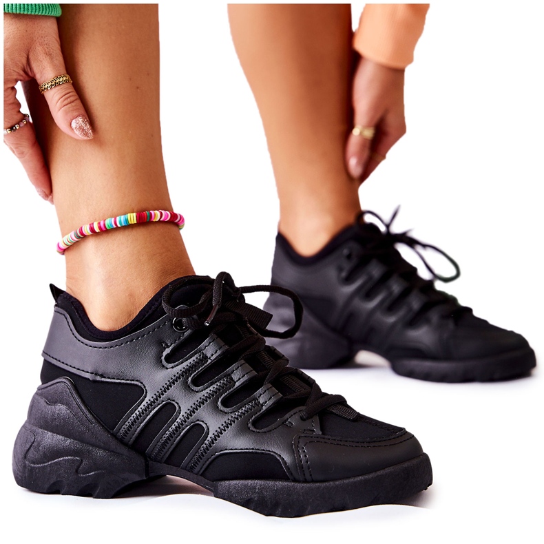 PG2 Pantofi sport dama Azella pantofi negri negru