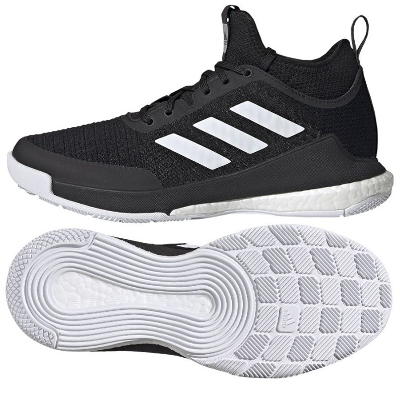 Pantofi de volei Adidas CrazyFlight Mid W FX1791 negru negru