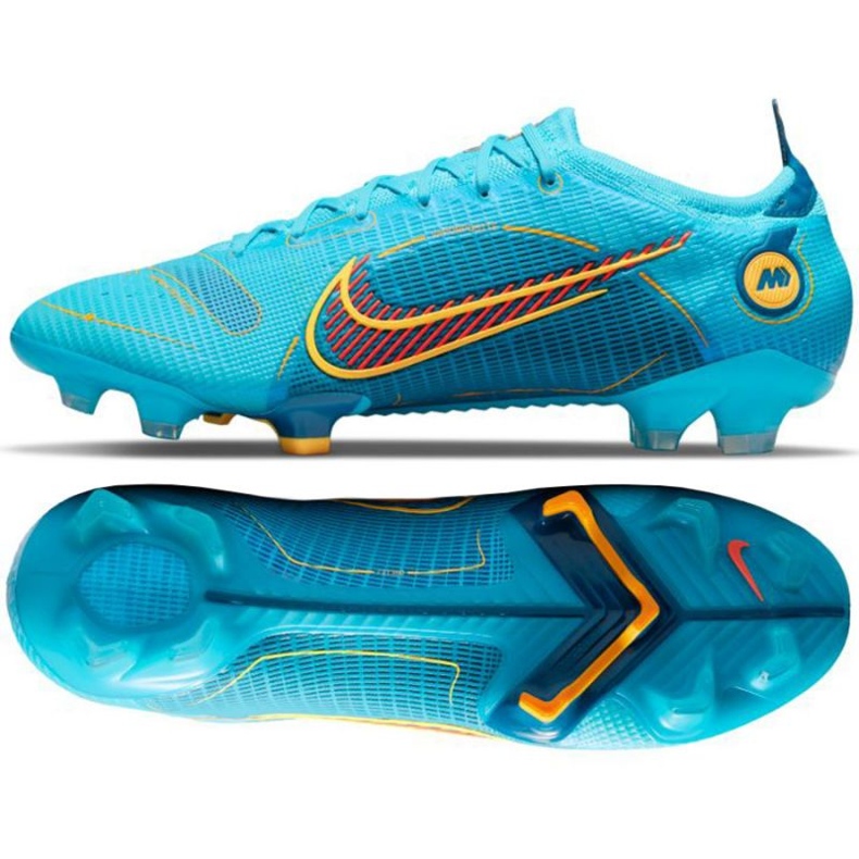 Pantofi de fotbal Nike Mercurial Vapor 14 Elite Fg M DJ2837 484-S albastru albastru