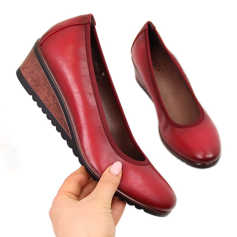 Pompe cu pană Red Vinceza roșu