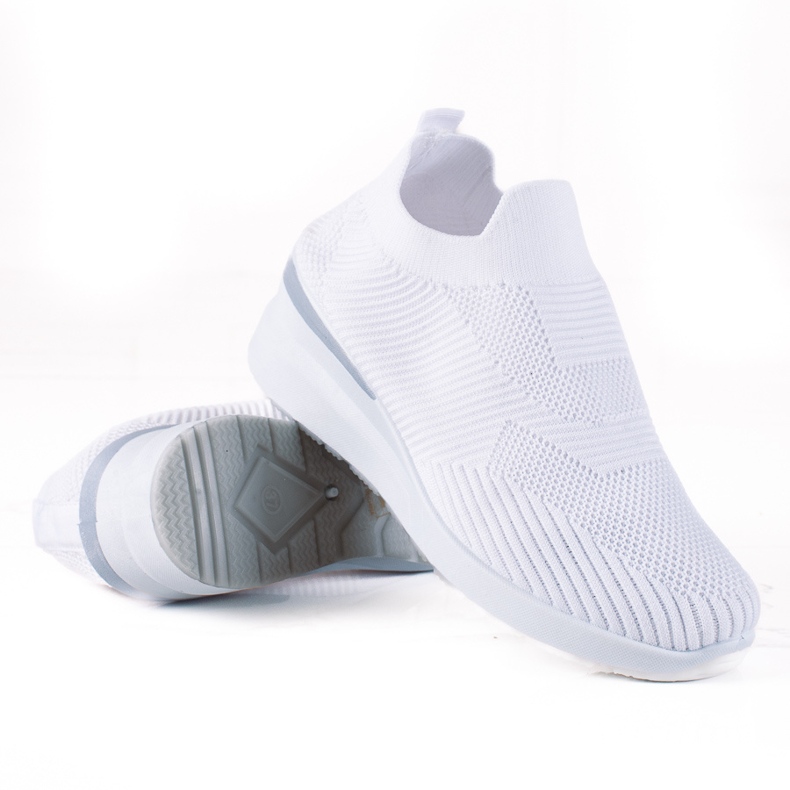 SHELOVET Pantofi cu pană alb