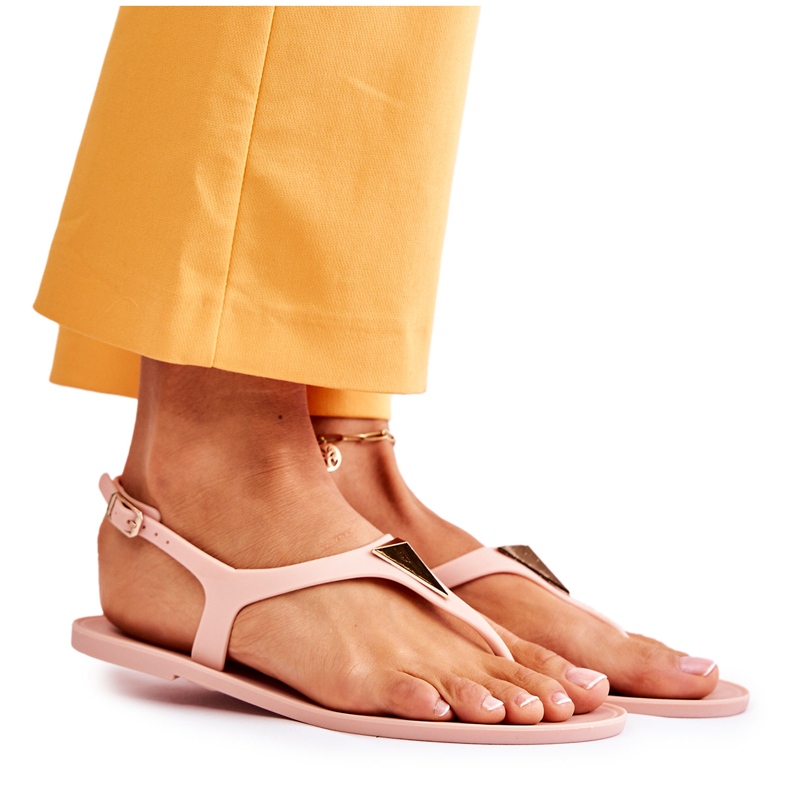 PH1 Sandale de damă Nude Storm bej roz