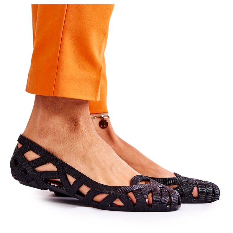 PH1 Balerini din cauciuc negru Indila