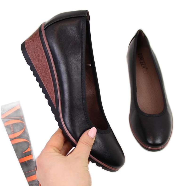 Pompe cu pană negre W Vinceza negru