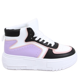 Adidași înalți Storm BLACK / PURPLE negru multicolor Adidași înalți Storm BLACK / PURPLE negru multicolor