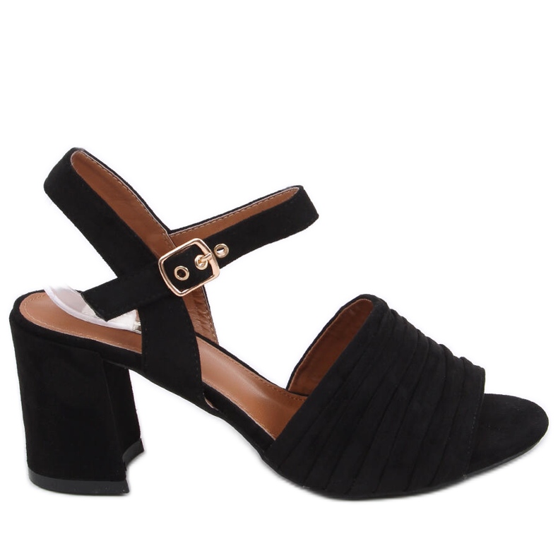 Marika Sandale negre cu toc negru