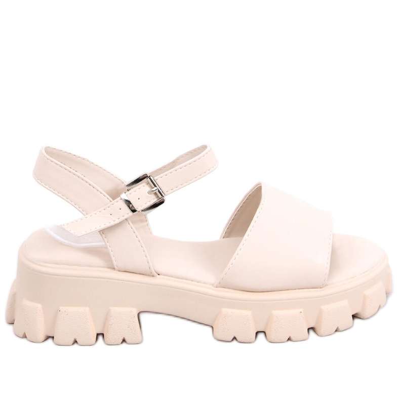 Sandale pe talpă groasă Saint Beige bej