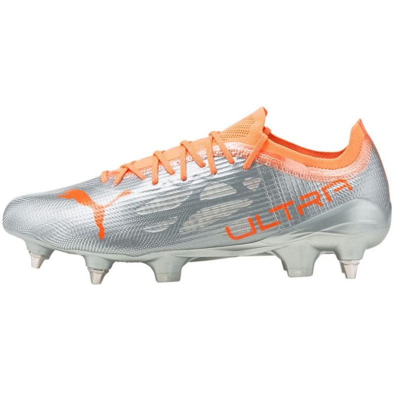 Ghete de fotbal Puma Ultra 1.4 MxSG M 106718 01 gri argint