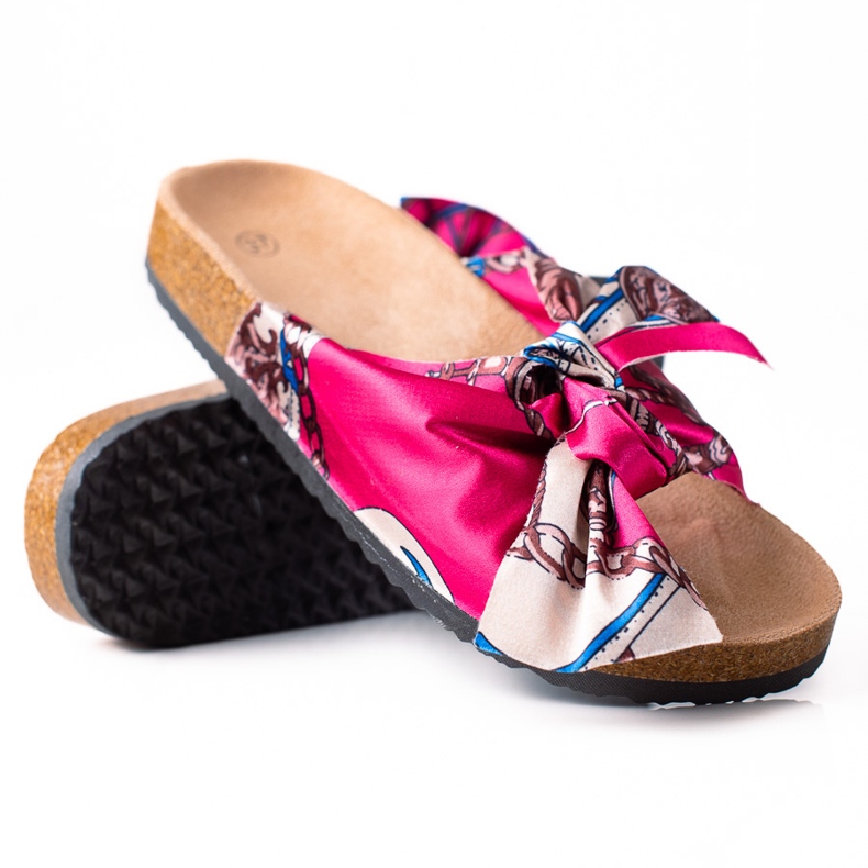 SHELOVET Papuci Roz Cu Funda