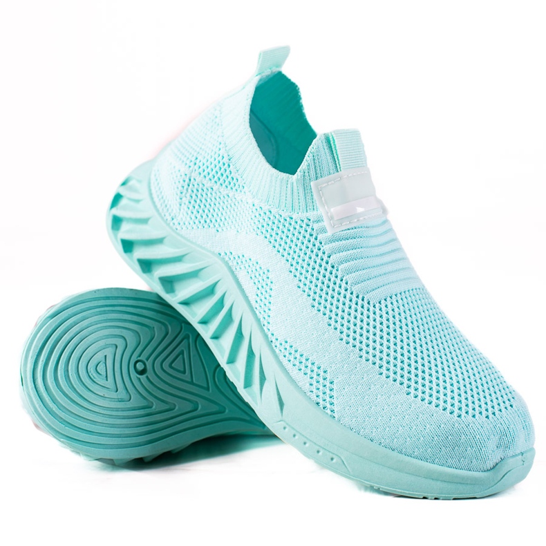 SHELOVET Pantofi sport de alunecare verde