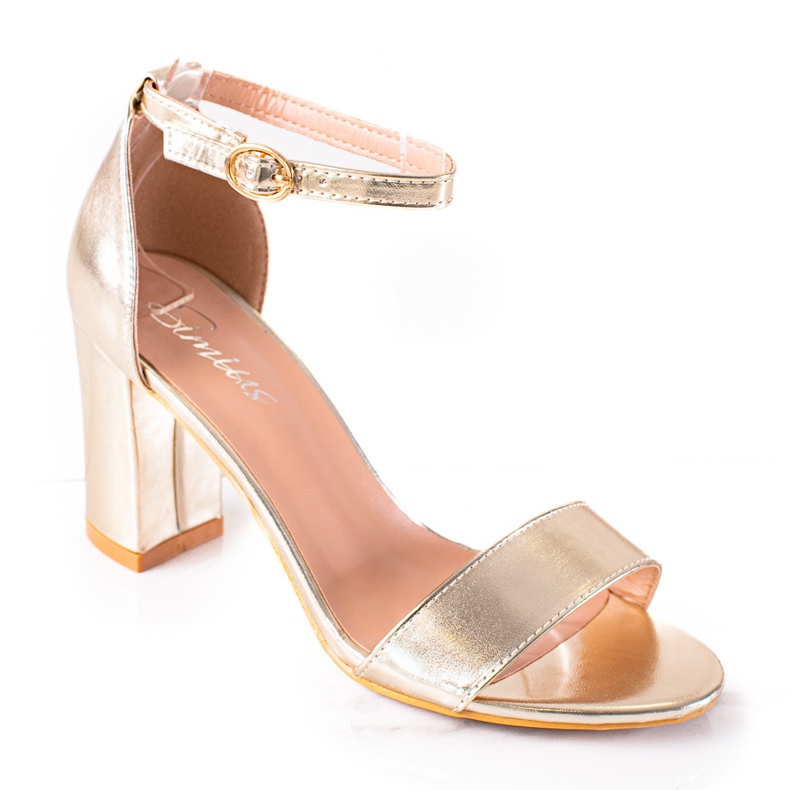 SHELOVET Sandale Aurii Pe O Bară de aur SHELOVET Sandale Aurii Pe O Bară de aur