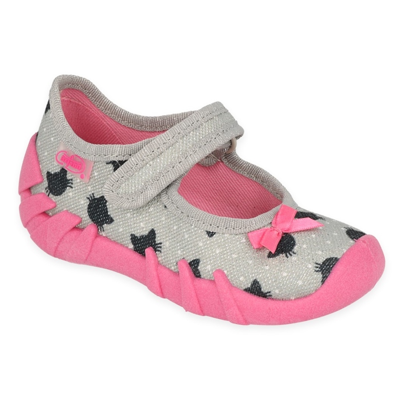 Pantofi copii Befado speedy 109N247 negru roz gri