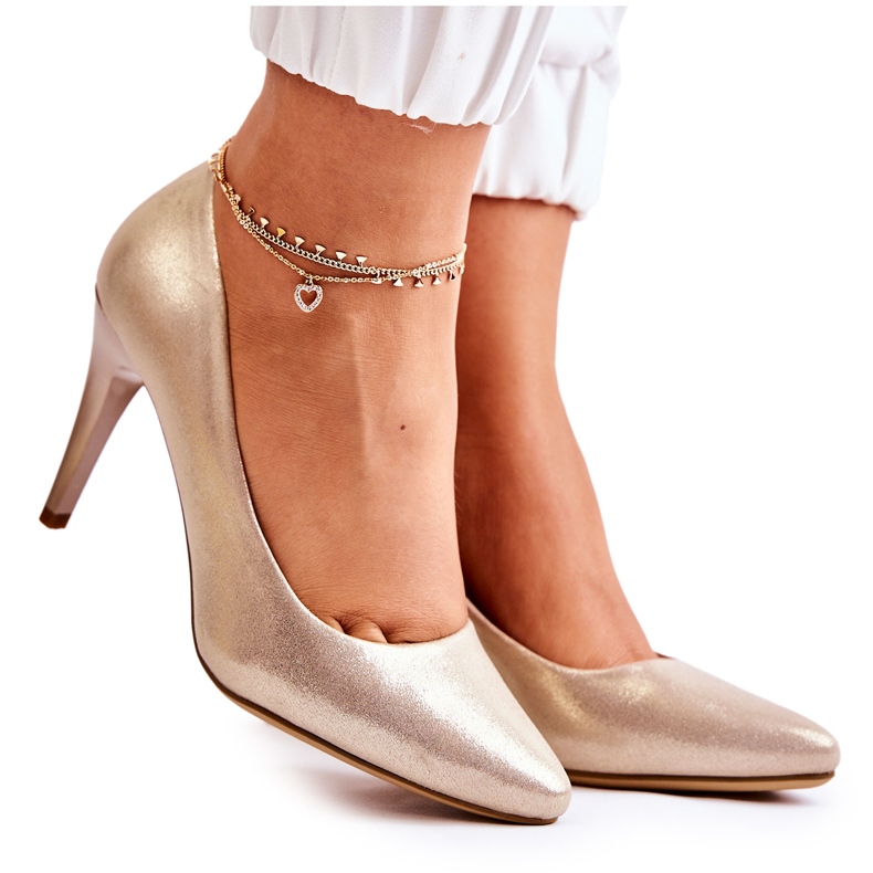 Sergio Leone Șuruburi din piele clasice aurii magic aurii de aur