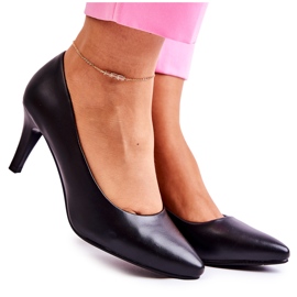 Sergio Leone Pompi negri clasici de damă Semprella negru