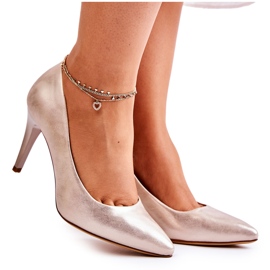 Pumps Stilettos Sergio Leone Faded Golden Feliciana de aur Pumps Stilettos Sergio Leone Faded Golden Feliciana de aur