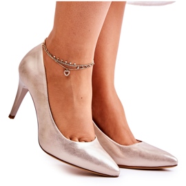 Pumps Stilettos Sergio Leone Faded Golden Feliciana de aur