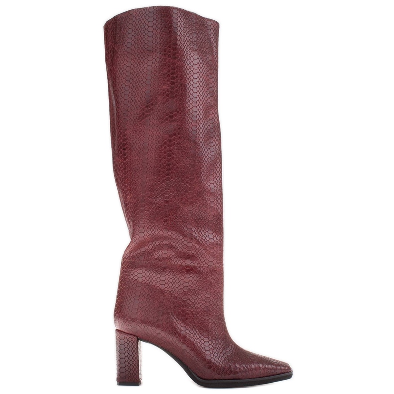 Marco Shoes Cizme Kate cu partea superioară mai largă roșu multicolor Marco Shoes Cizme Kate cu partea superioară mai largă roșu multicolor