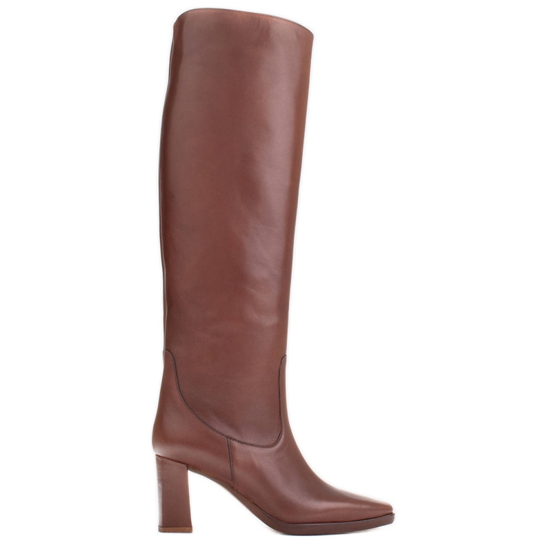 Marco Shoes Cizme clasice înalte maro